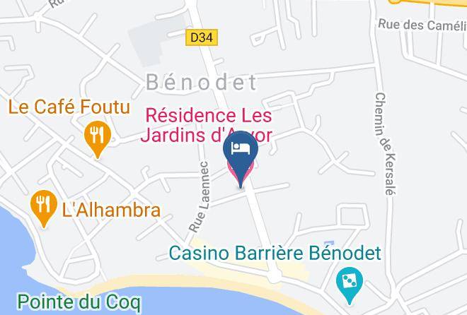 Finistere - Residence Les Jardins D'arvor Maps