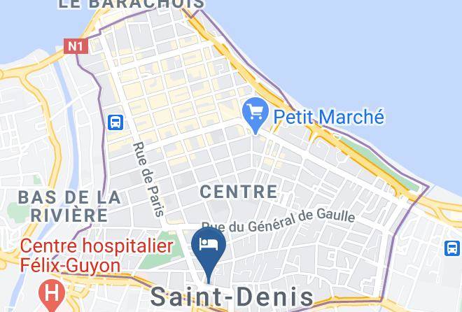 Saint Denis - Residence Les Manguiers Maps