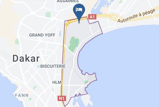 Dakar - Residence Les Maristes Maps
