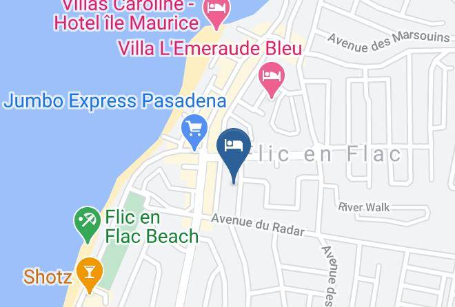 Flic En Flac - Residence Lestridents Maps
