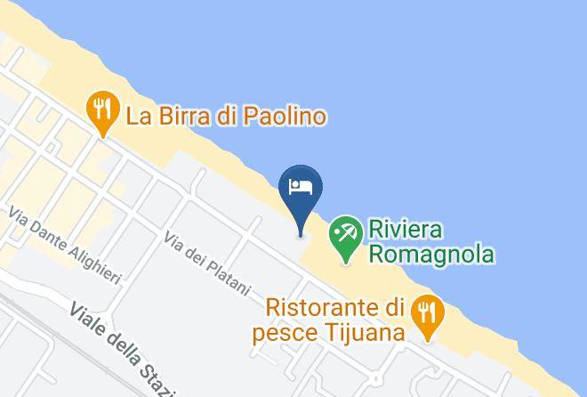Residence Levante Misano Adriatico Map