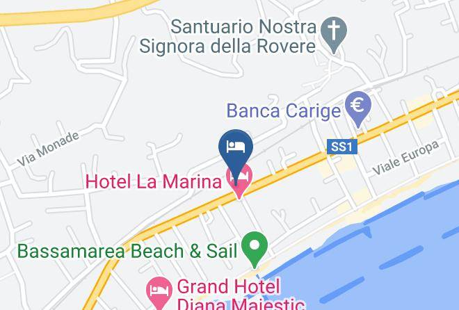 Imperia - Residence Linda Maps