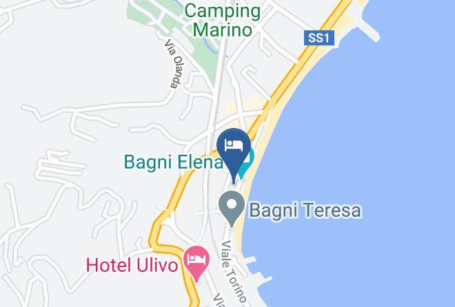 Imperia - Residence Lorenza Sul Mare Maps