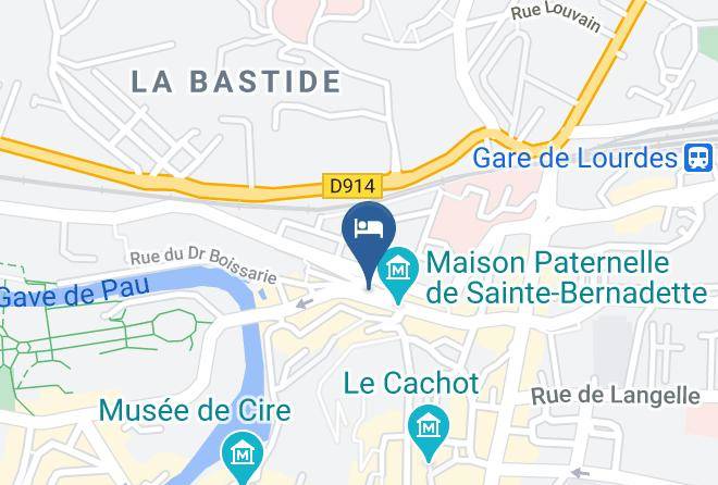 Hautes Pyrenees - Residence Lourdes Au Berceau De Bernadette Maps