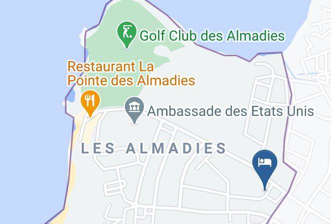 Dakar - Residence Madamel Maps