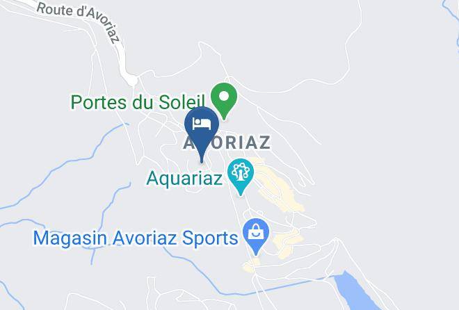 Haute Savoie - Residence Maeva Le Douchka Maps