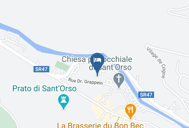 Aosta - Residence Maison Pierrot Maps