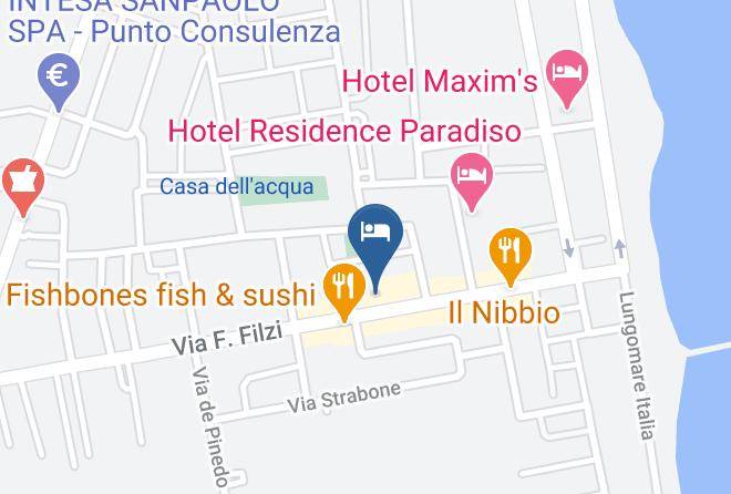 Residence Mare Blu Map