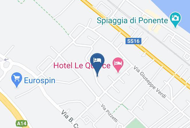 Ancona - Residence Mare Verde Maps