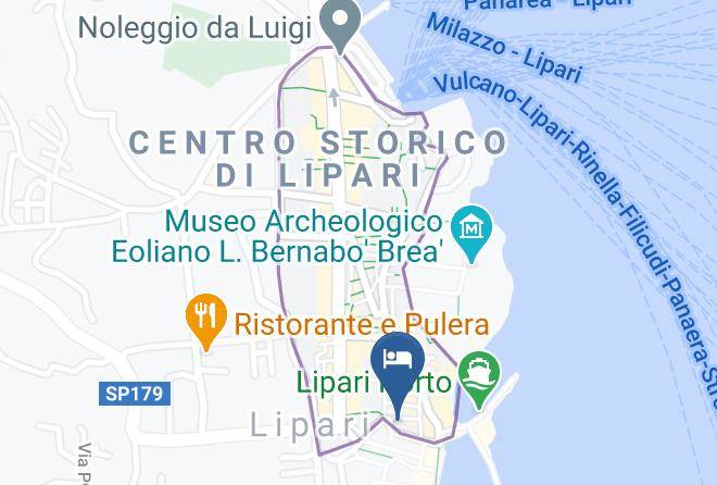 Messina - Residence Marina Corta Lipari Maps