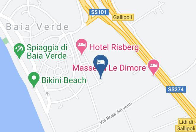 Lecce - Residence Marina Di Carlino Tourist Maps