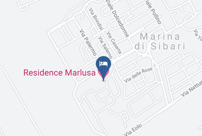 Cosenza - Residence Marlusa Maps