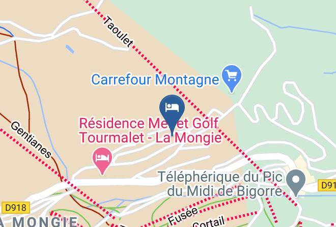 Hautes Pyrenees - Residence Mer Et Golf Pic Du Midi La Mongie Maps