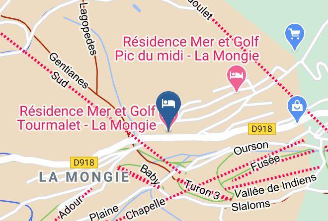 Hautes Pyrenees - Residence Mer Et Golf Tourmalet La Mongie Maps
