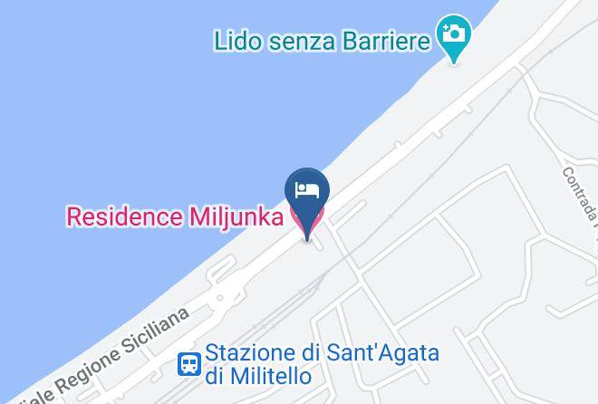 Messina - Residence Miljunka Maps