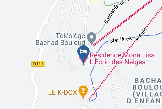 Isere - Residence Mona Lisa L'ecrin Des Neiges Maps