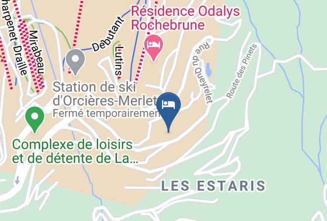 Hautes Alpes - Residence Mona Lisa Le Pra Palier Maps
