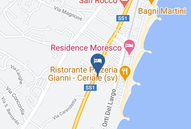 Savona - Residence Moreno Maps