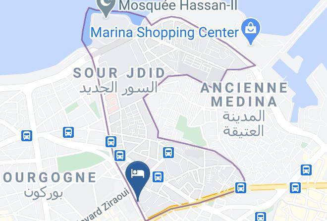 Casablanca - Residence Moulay Youssef Maps