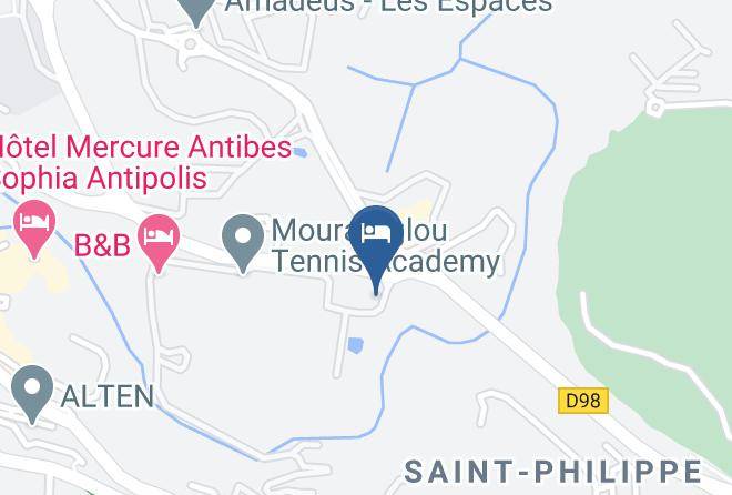 Maritime Alps - Residence Mouratoglou Maps