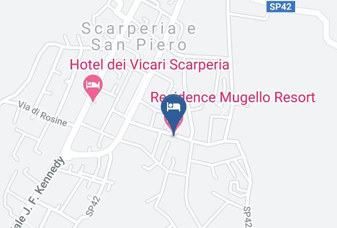 Residence Mugello Resort Map