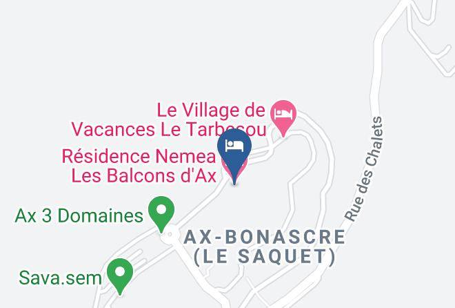 Ariege - Residence Nemea Les Balcons D'ax Maps