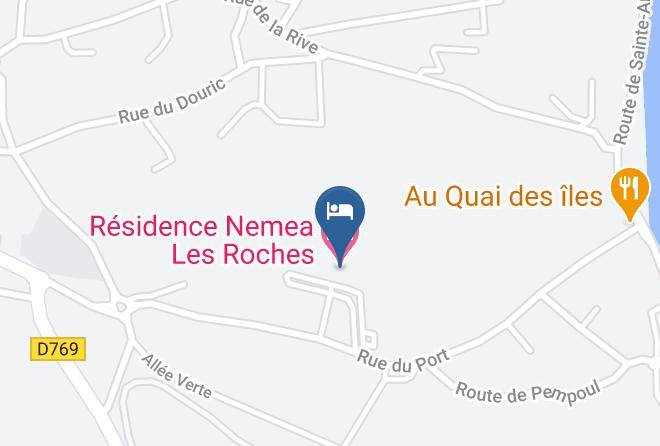 Residence Nemea Les Roches Map