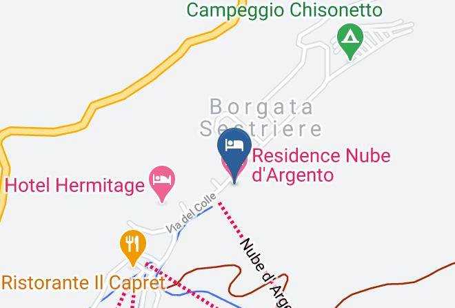 Turin - Residence Nube D'argento Maps