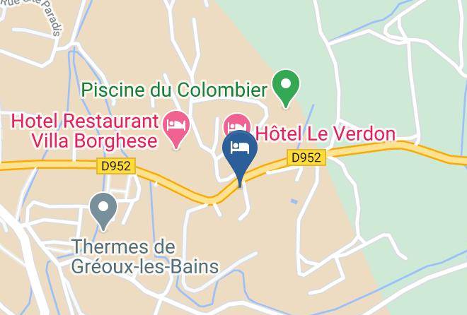 Alpes De Haute Provence - Residence Odalys Cote Provence A Greoux Les Bains Maps