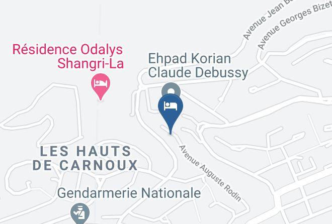 Bouches Du Rhone - Residence Odalys Debussy Maps