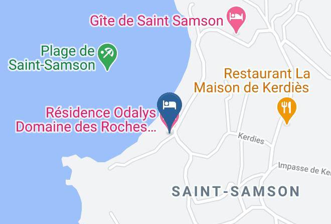Finistere - Residence Odalys Domaine Des Roches Jaunes Maps