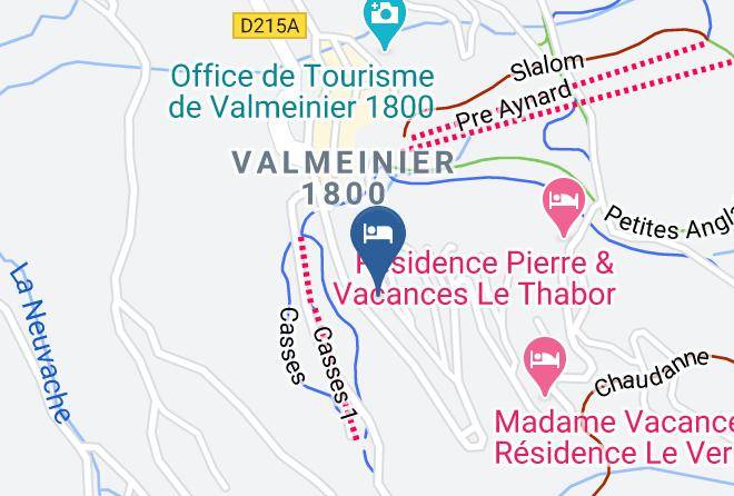 Savoie - Residence Odalys L'ecrin Des Neiges Maps