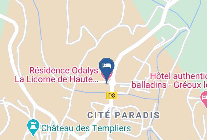 Alpes De Haute Provence - Residence Odalys La Licorne De Haute Provence Maps