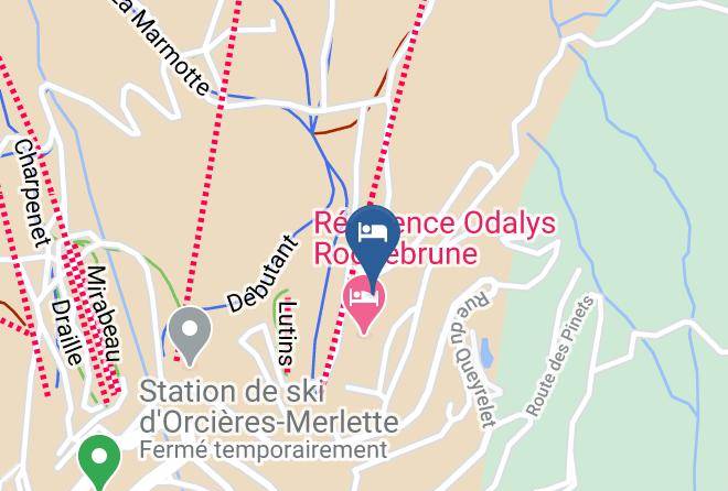Hautes Alpes - Residence Odalys Labellemontagne Rochebrune Les Cimes Maps