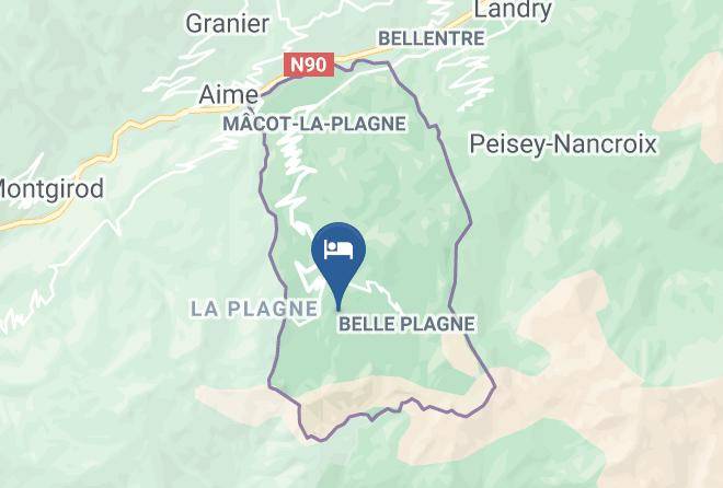 Savoie - Residence Odalys Le Cervin Maps