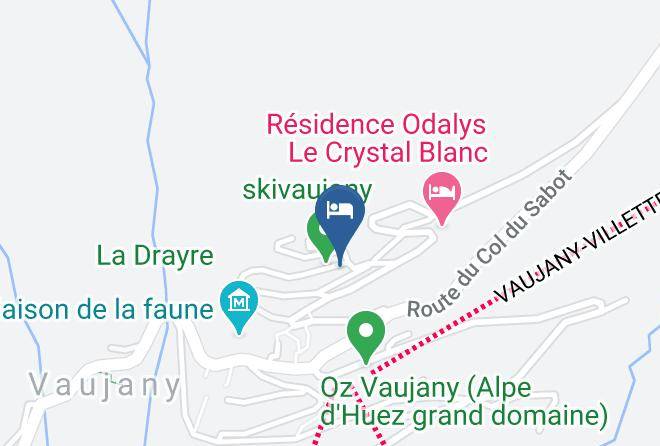 Isere - Residence Odalys Le Dome Des Rousses Maps