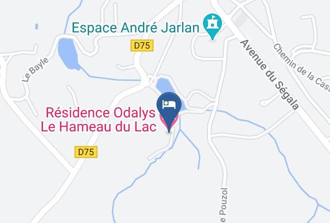 Aveyron - Residence Odalys Le Hameau Du Lac Maps
