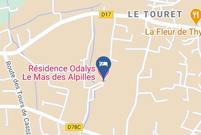 Bouches Du Rhone - Residence Odalys Le Mas Des Alpilles Maps