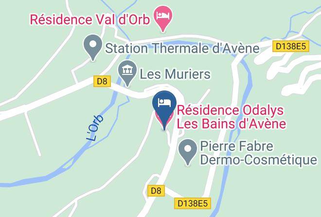 Herault - Residence Odalys Les Bains D'avene Maps