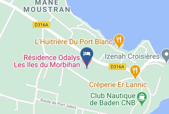 Morbihan - Residence Odalys Les Iles Du Morbihan Maps