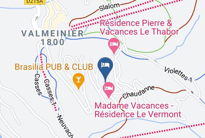 Savoie - Residence Odalys Les Lumieres De Neige Maps