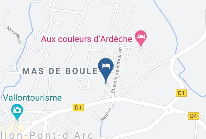 Ardeche - Residence Odalys Les Sources De Manon Maps