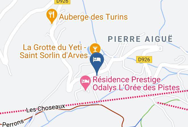 Savoie - Residence Odalys Les Sybelles A Saint Sorlin D'arves Maps
