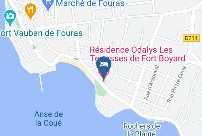 Charente Maritime - Residence Odalys Les Terrasses De Fort Boyard Maps