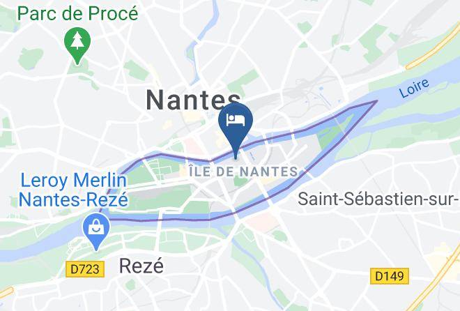 Loire Atlantique - Residence Odalys Nantes Cite Des Congres Maps