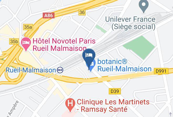 Hauts De Seine - Residence Odalys Paris Rueil Maps