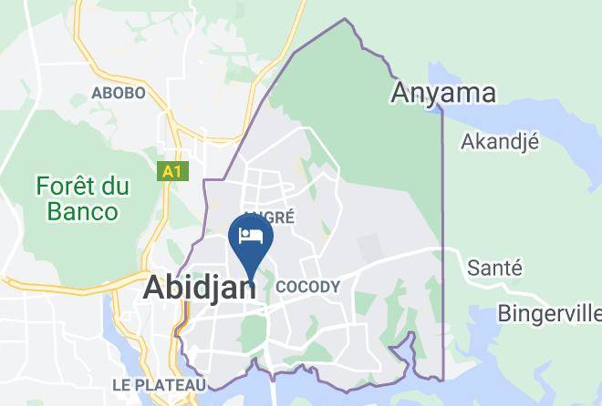 Abidjan - Residence Ohinene Maps