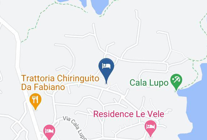 Sassari - Residence Oleandro E Cormorano Maps