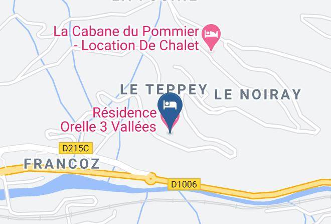 Savoie - Residence Orelle 3 Vallees Maps