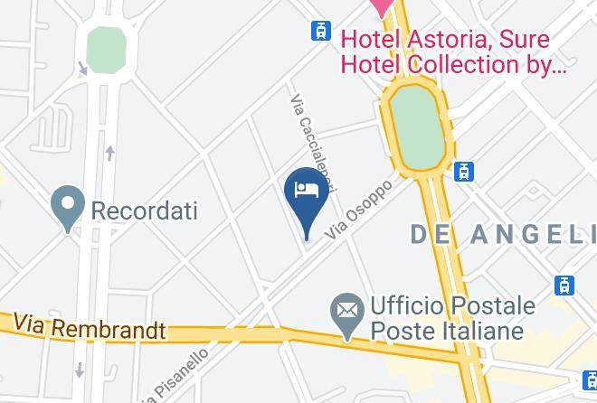 Milan - Residence Osoppo Milano Gruppo Minihotel Maps